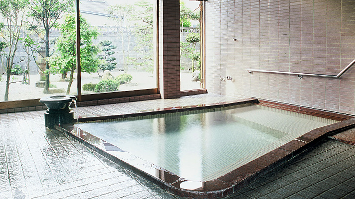 Private wide indoor Hot Spring SHIRATSUYU